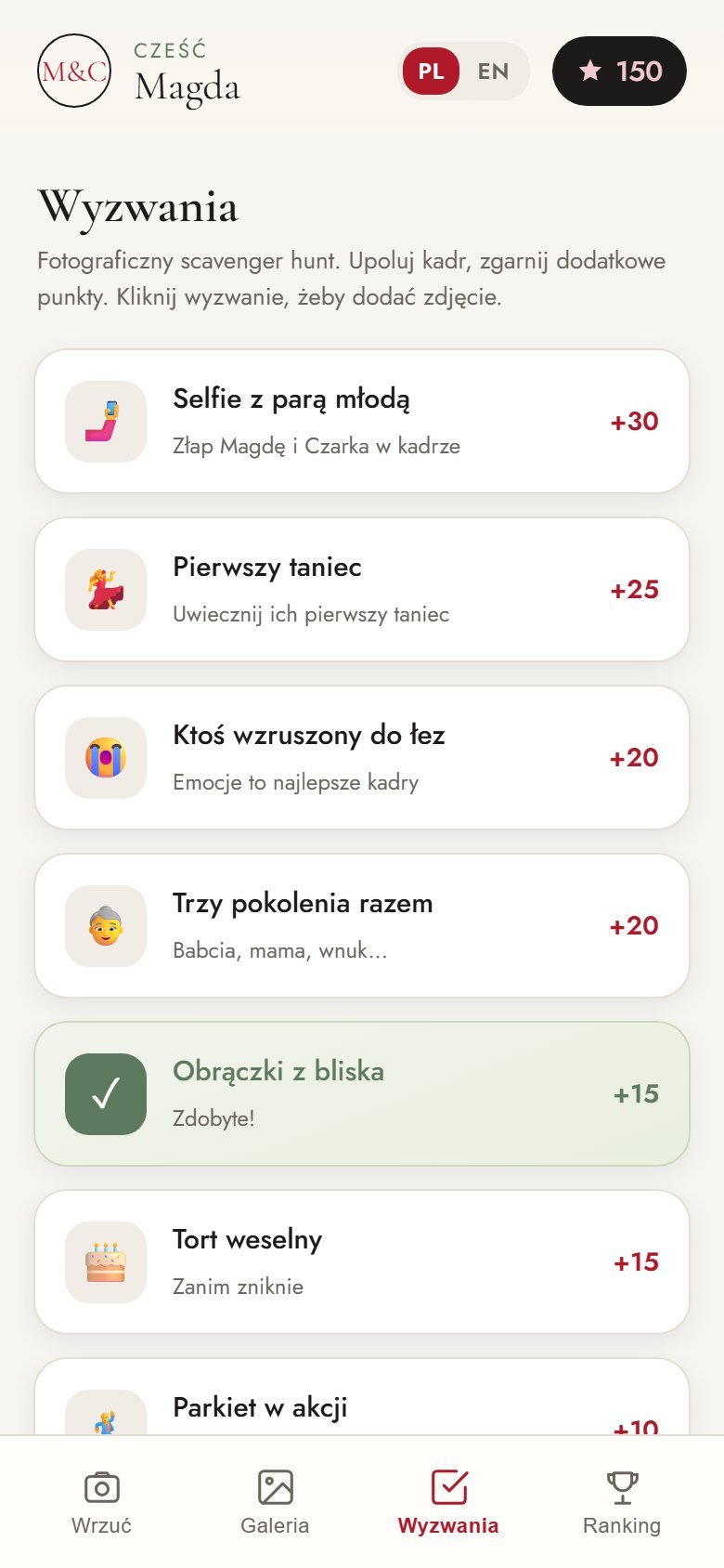 Lista wyzwań fotograficznych